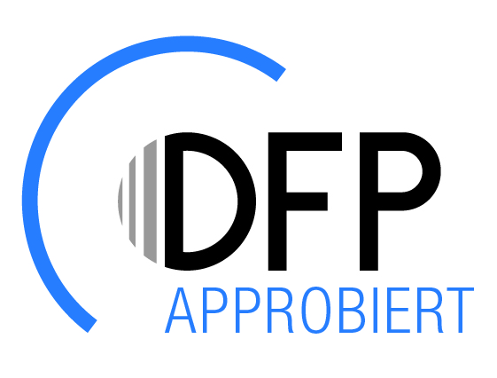 Logo der Ärztekammer, dass besagt, das unsere Kurse DFP-approbiert sind
